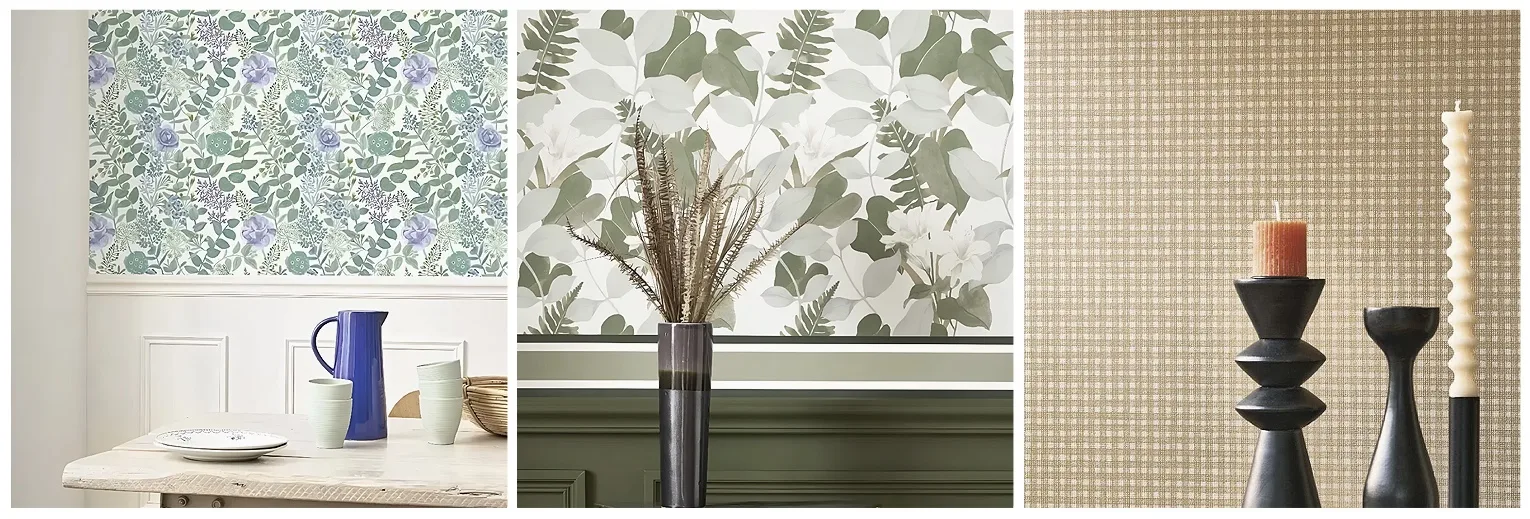 outspoken and colourful designs for wallpaper