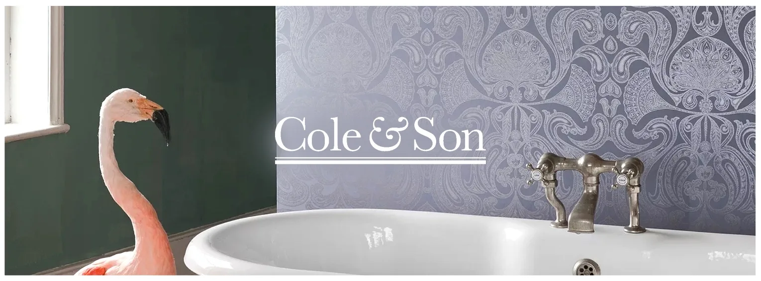 Cole & Son wallpaper collections represent styles across the centuries