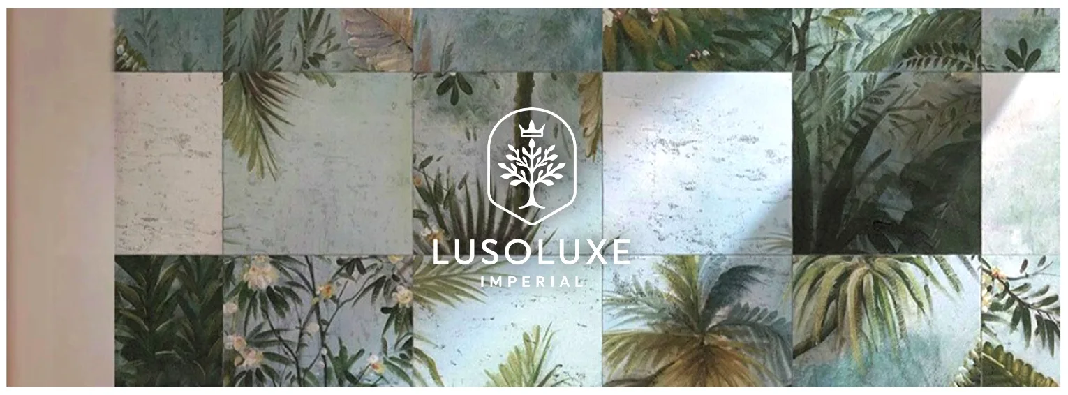 Lusoluxe is a brand of cork material wall mural