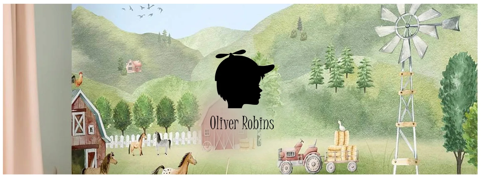 Oliver Robins is a brand of kids illustation mural