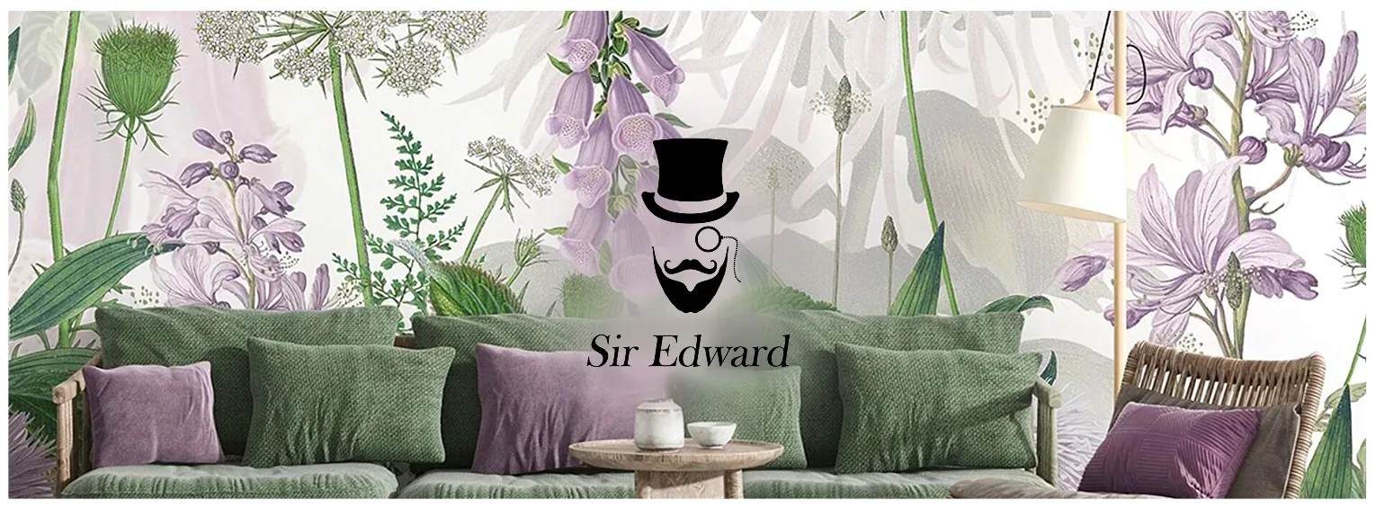 Sir Edward is a brand of modern nature illustation mural