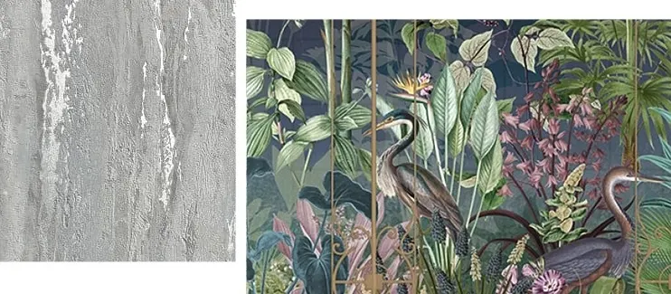 concrete and tropical design