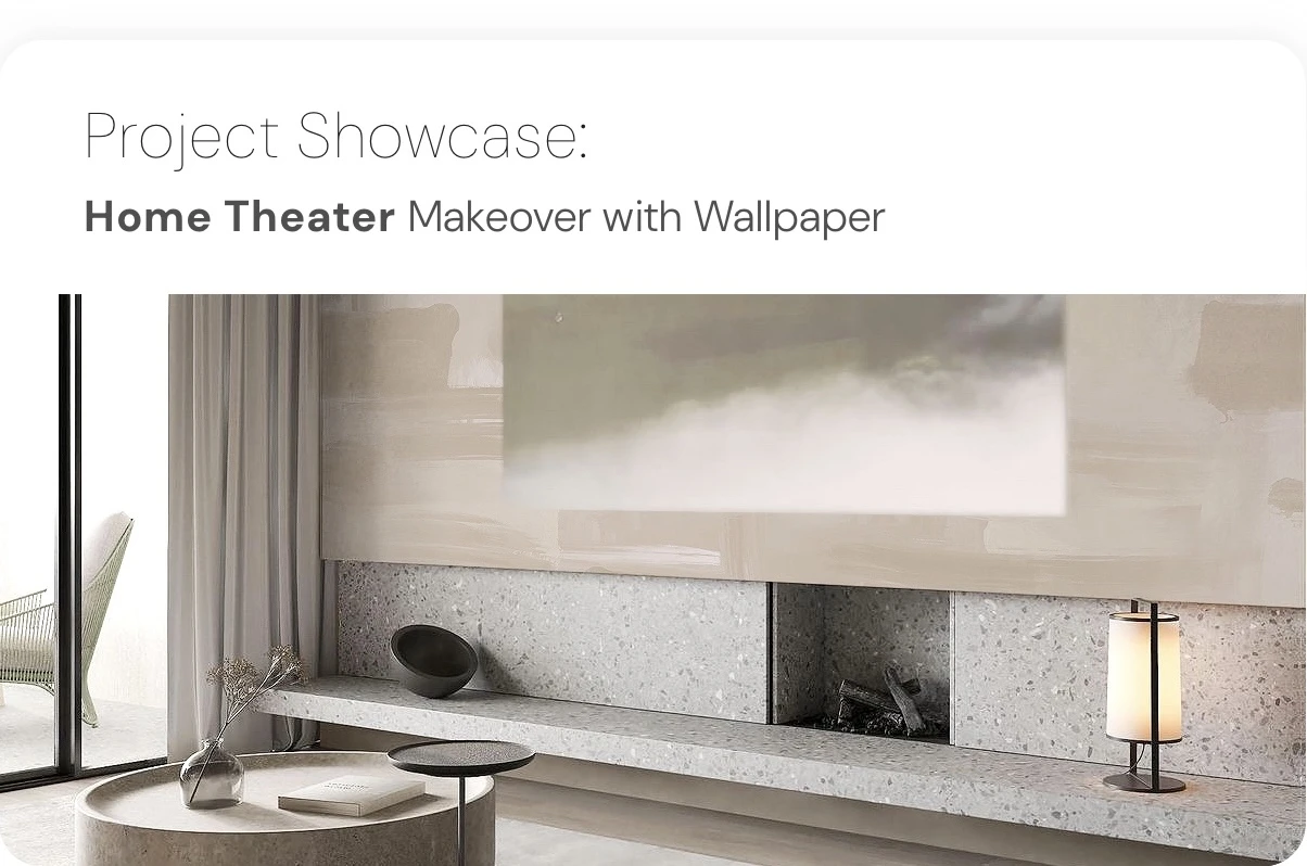 honpo theater wall makeover