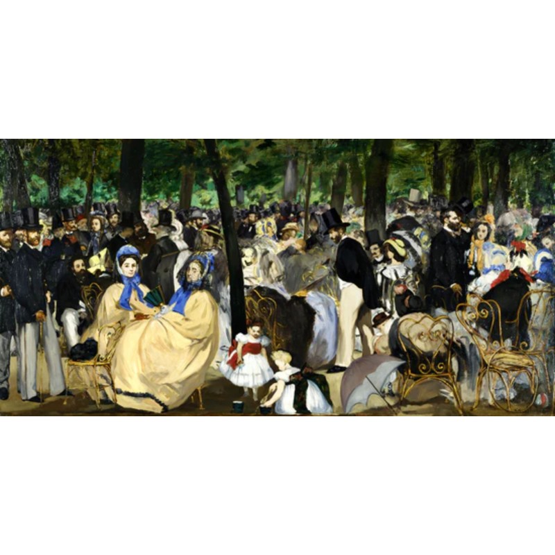 Honpo WP | Music in the Tuileries – by Édouard Manet