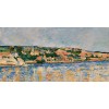 Honpo WP | The Village of L'Estaque Seen from the Sea – by Paul Cézanne (c. 1885)