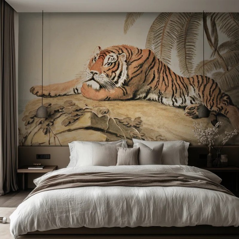 Honpo wp | A Tiger Resting – Samuel Howitt (1807)