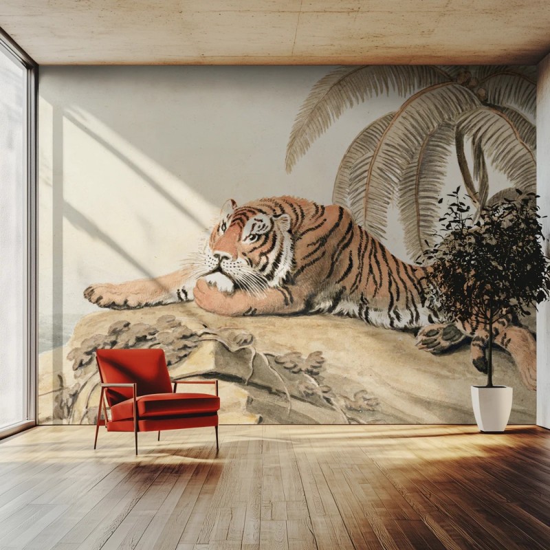 Honpo wp | A Tiger Resting – Samuel Howitt (1807)