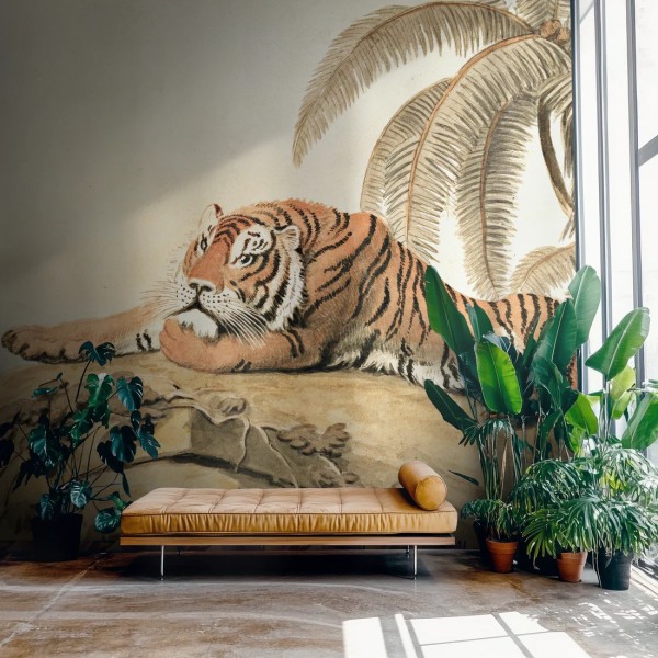 Honpo wp | A Tiger Resting – Samuel Howitt (1807)