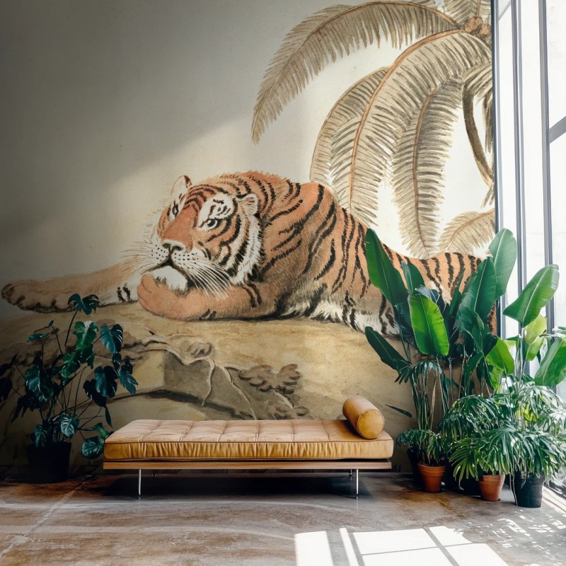 Honpo wp | A Tiger Resting – Samuel Howitt (1807)