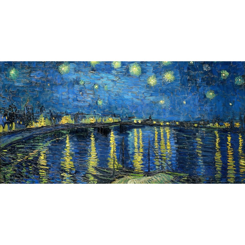 Honpo WP | Starry Night Over the Rhône – Vincent van Gogh (1888)