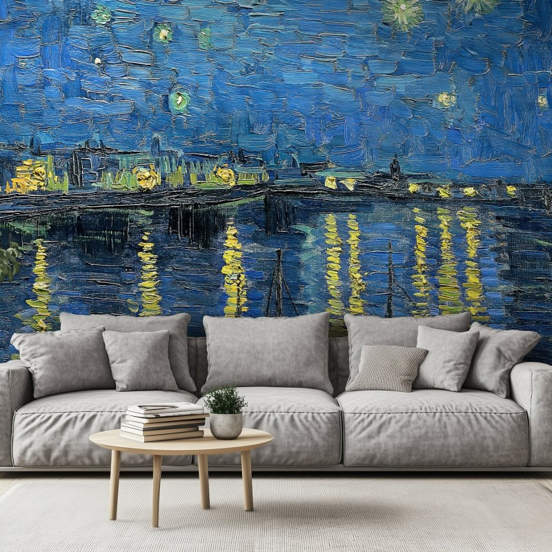 Honpo WP | Starry Night Over the Rhône – Vincent van Gogh (1888)
