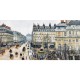 Wild Palace | French Theater Square, Paris – by Camille Pissarro (1898) Vintage Art Wallpaper