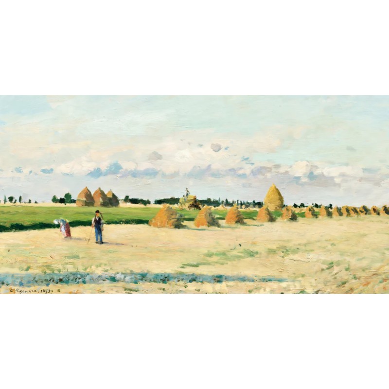 Honpo wp | Landscape, Ile-de-France – Camille Pissarro (c. 1870s)