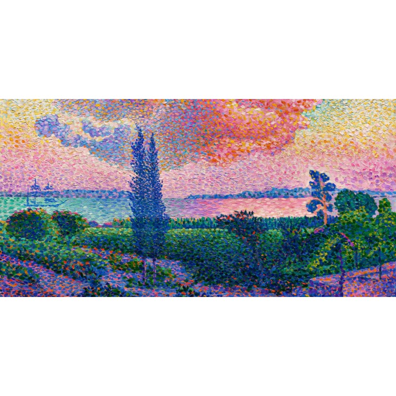 Honpo wp | The Pink Cloud – by Henri-Edmond Cross (c. 1896)