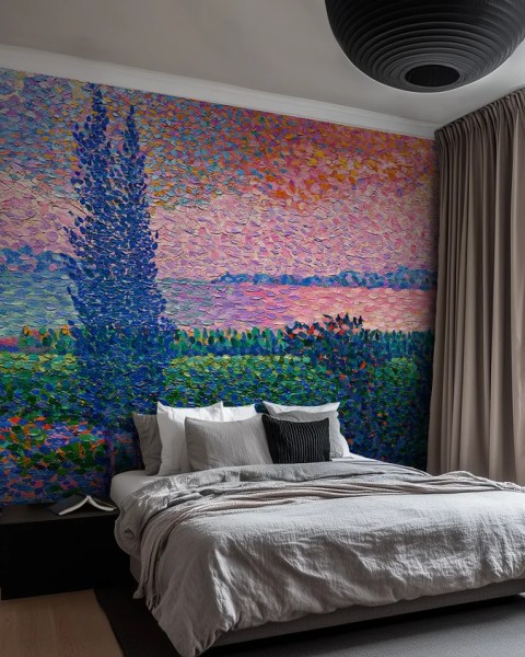 Wild Palace | The Pink Cloud – by Henri-Edmond Cross (c. 1896)
