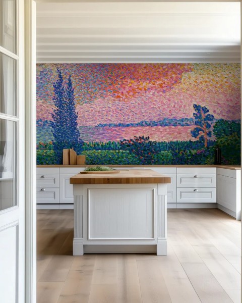 Wild Palace | The Pink Cloud – by Henri-Edmond Cross (c. 1896)