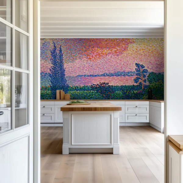 Honpo wp | The Pink Cloud – by Henri-Edmond Cross (c. 1896)