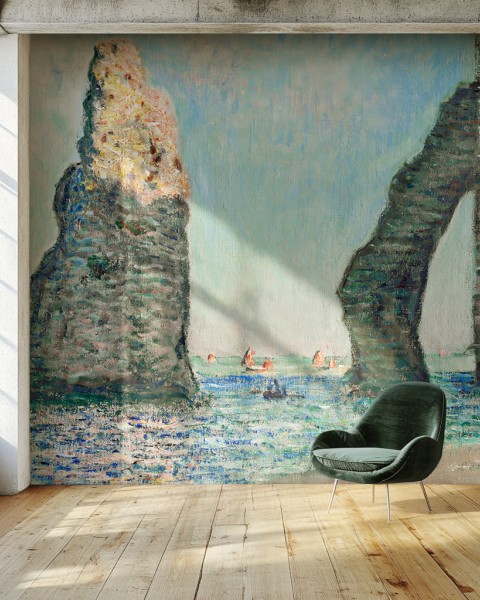 Honpo WP | The Cliffs at Étretat – Claude Monet (1885)
