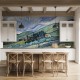 Wild Palace | Mountain Landscape Behind the Saint-Paul Hospital – Vincent van Gogh (1889)