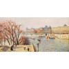 Honpo wp | The Louvre, Morning, Sun – Camille Pissarro (1901)