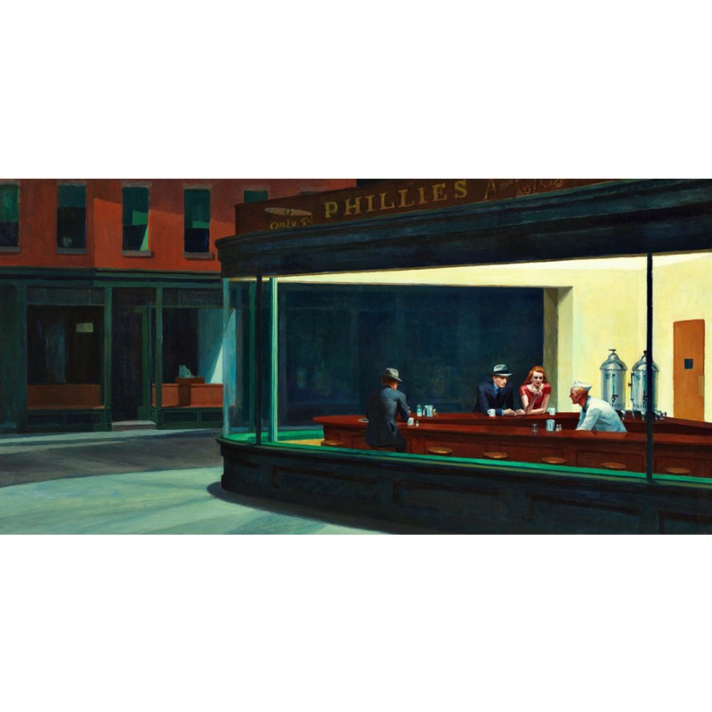Honpo WP | Nighthawks – Edward Hopper (1942)
