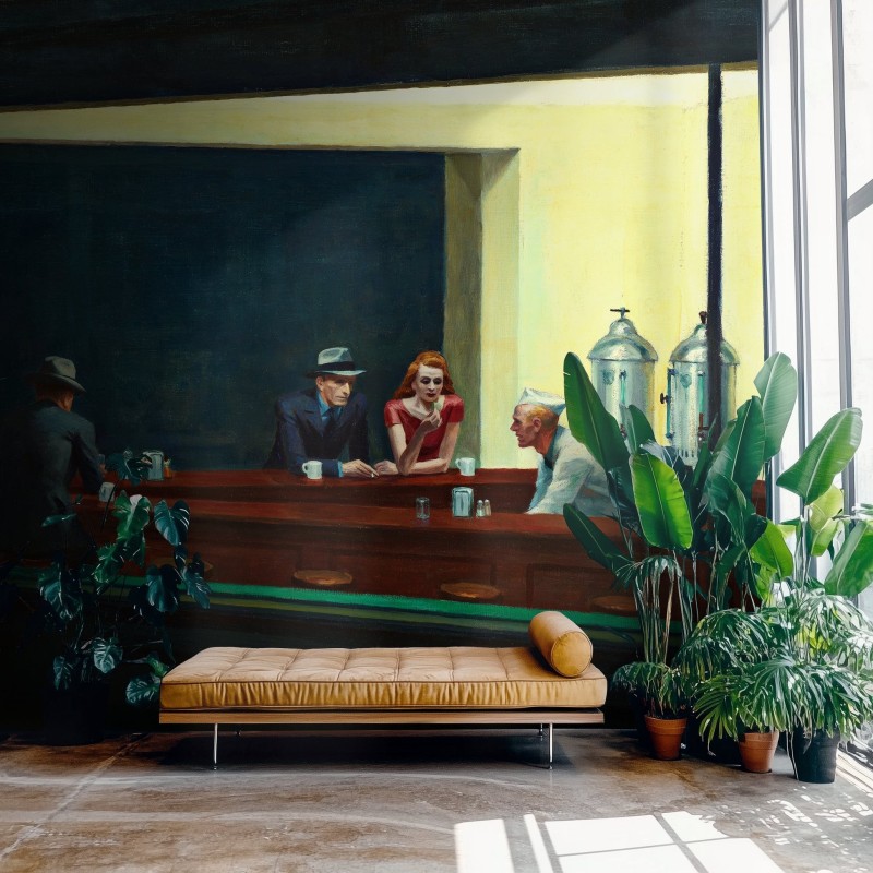 Honpo WP | Nighthawks – Edward Hopper (1942)