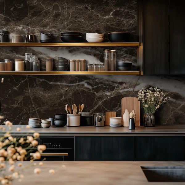 Honpo WP | Noir Strata Black Marble