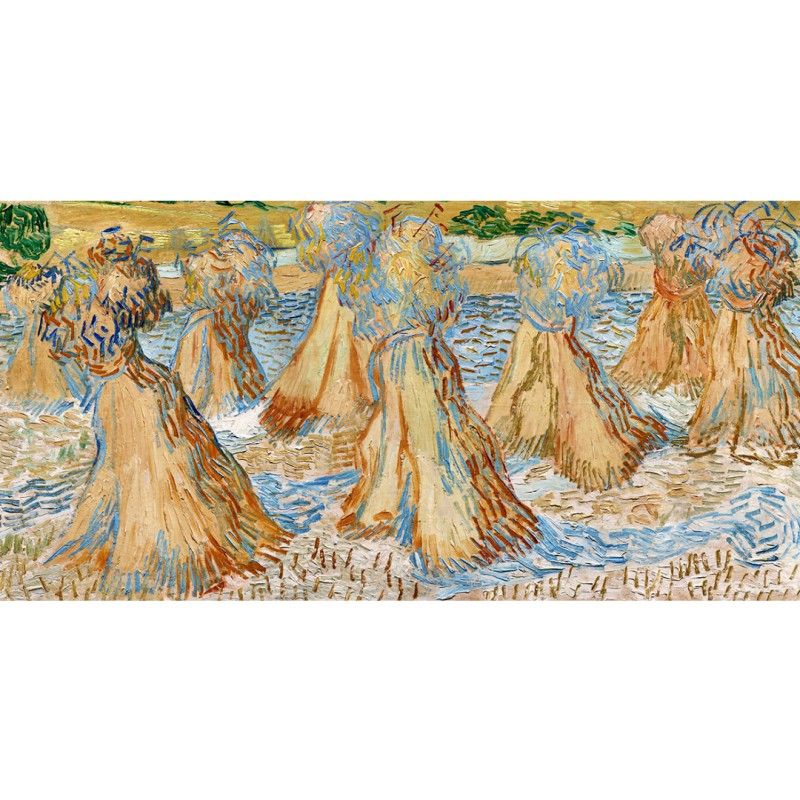 Honpo WP | Sheaves of Wheat – Vincent van Gogh (1890)