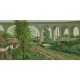 Wild Palace | The Arcueil Aqueduct at Sceaux Railroad Crossing – Armand Guillaumin (1874)
