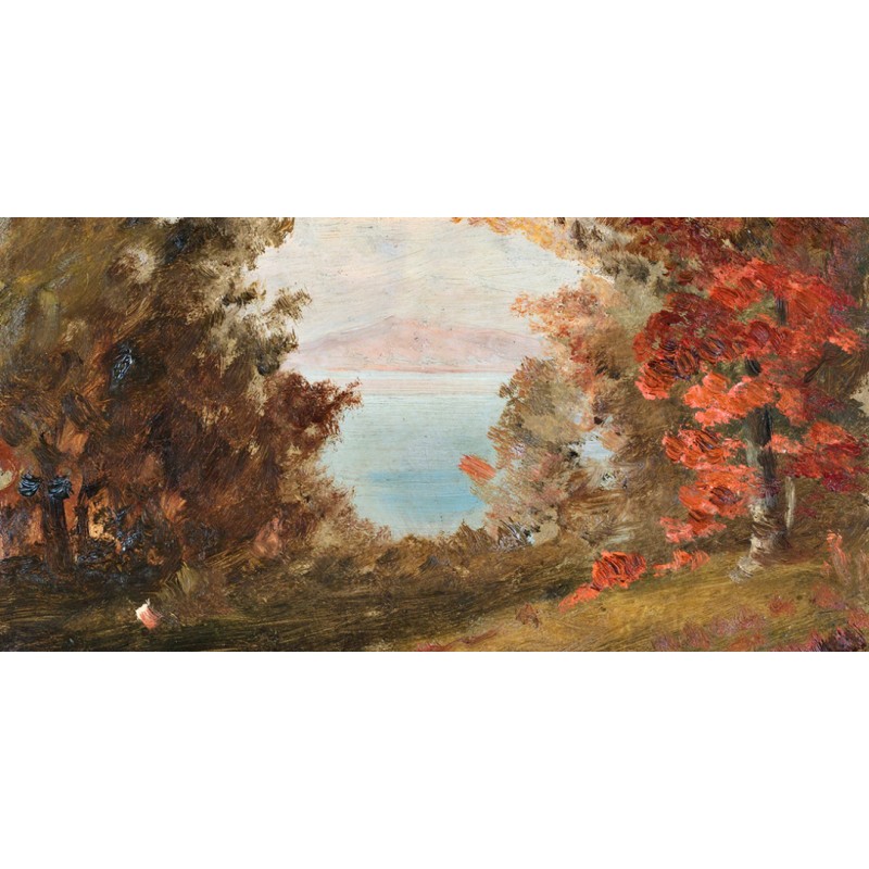 Honpo wp | Woodland Scene in Autumn – Frederic Edwin Church (c. 19th century)