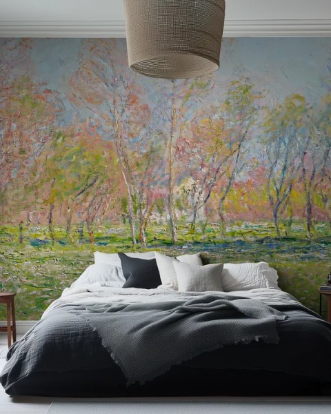Wild Palace | Spring in Giverny – Claude Monet (c. 1890s)
