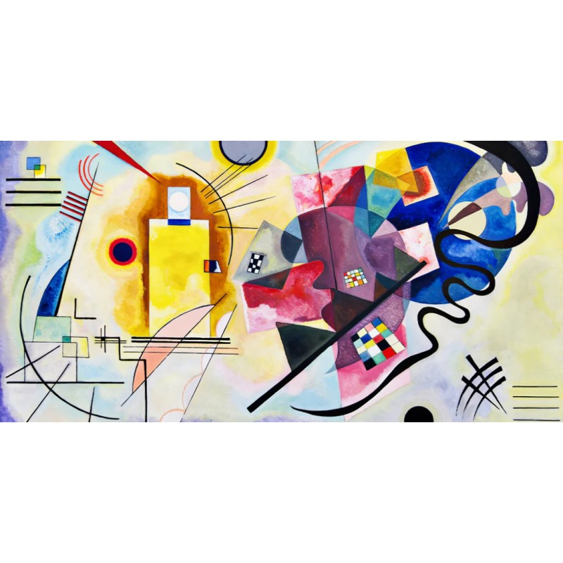 Honpo WP | Yellow-Red-Blue – by Wassily Kandinsky (1925)