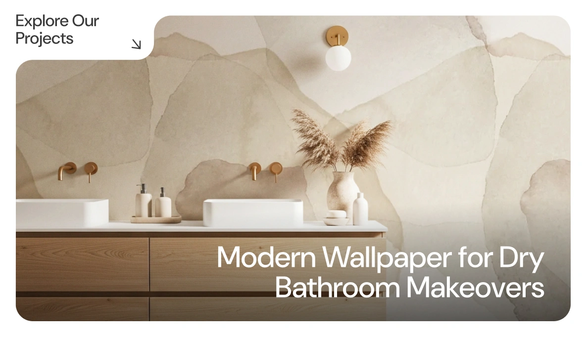 Powder Room Transformation Tropical Series