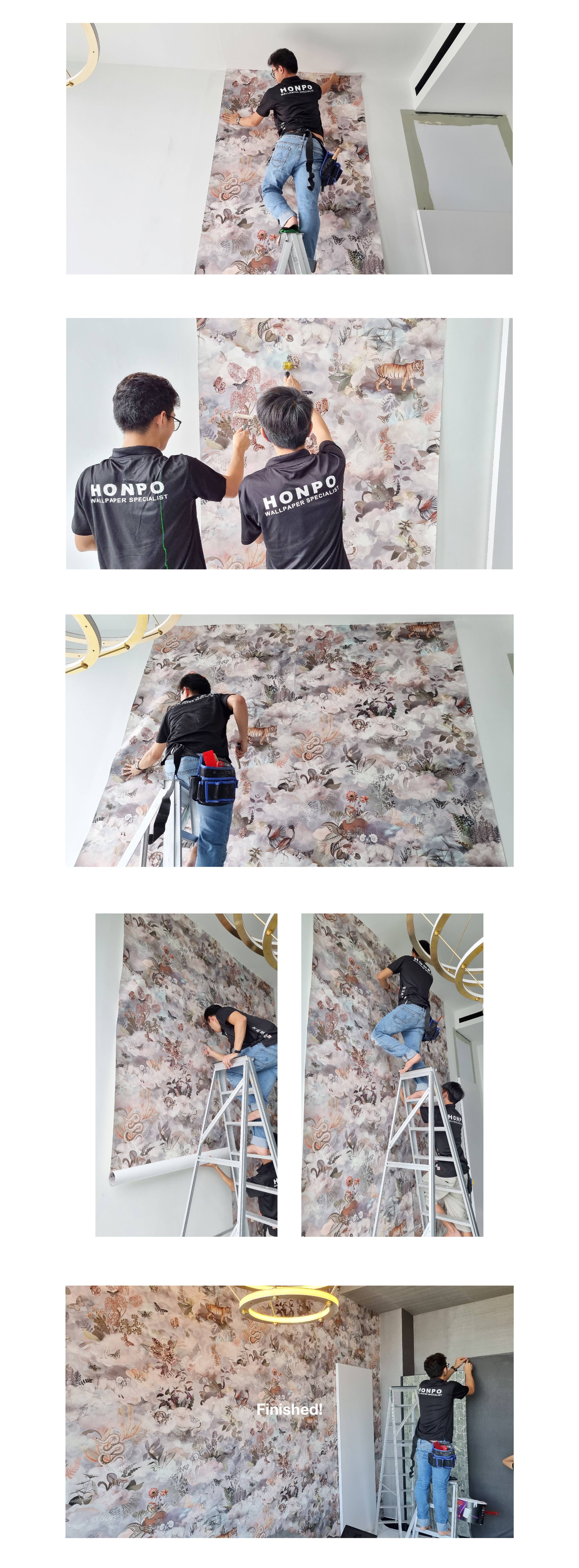 we're now ready to install the wallpaper