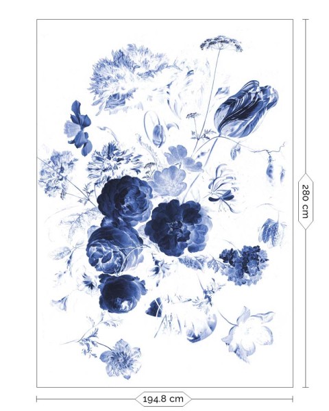 KEK | Royal Blue Flowers | Design I