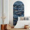 Koziel | Navy blue & beige Sarrancolin marble | ARCH-LPM030