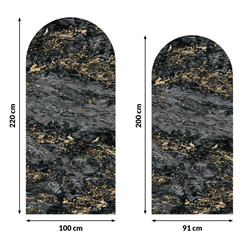 Koziel | Black and gold Sarrancolin marble | ARCH-LPM014