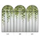 Koziel | Black loft windows arch and virginia creeper | ARCH-LPV020
