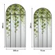 Koziel | Black loft windows arch and virginia creeper | ARCH-LPV020
