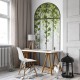 Koziel | Black loft windows arch and virginia creeper | ARCH-LPV020