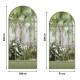 KOZIEL | Sage green winter garden greenhouse | ARCH-LPV030