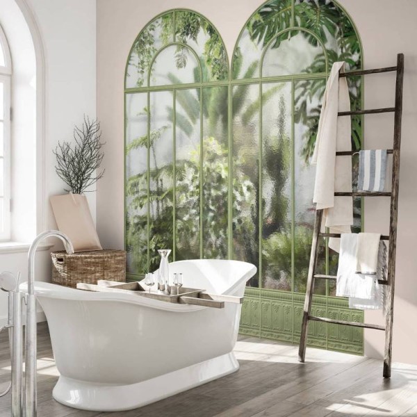 KOZIEL | Sage green winter garden greenhouse | ARCH-LPV030