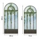 Koziel | Black royal greenhouse covered with ivy | ARCH-LPV057CL