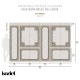 KOZIEL | Set of Haussmann mosaic panels - Helena | DPM001-300