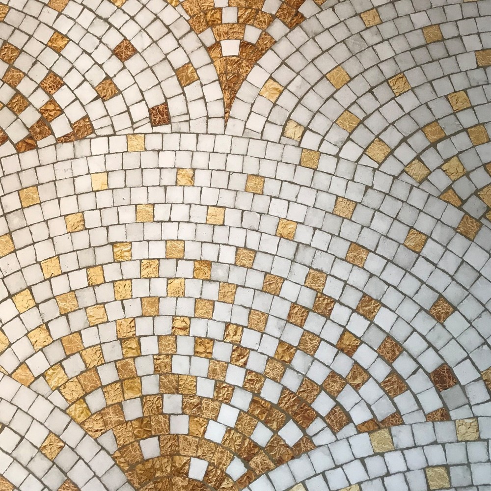 KOZIEL | Golden Art Deco mosaic | 8888-85P