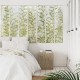 KOZIEL | Panoramic Wallpaper White Small Loft Windows and Bamboos | LPV021-X