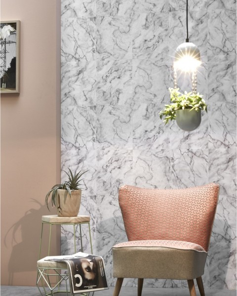 KOZIEL | White Gray Marble Wallpaper | 8888-220