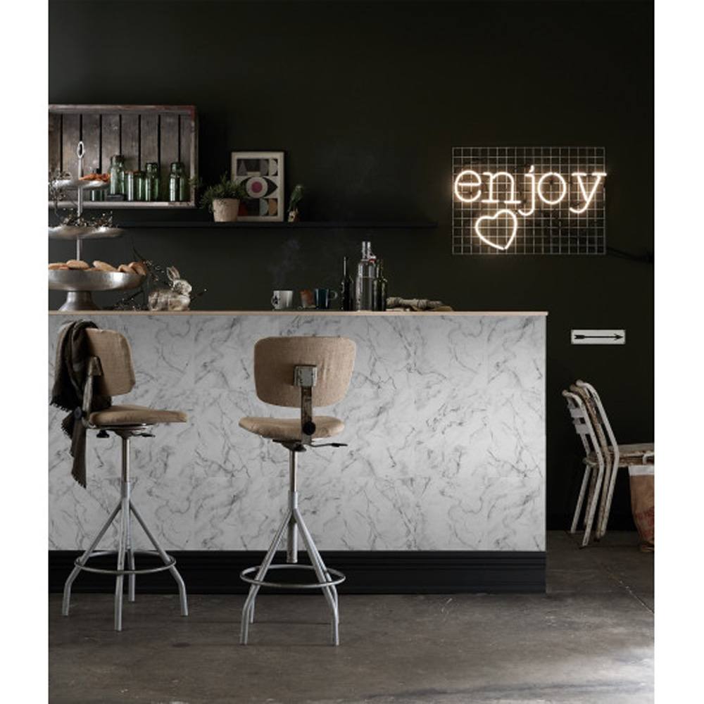 KOZIEL | White Gray Marble Wallpaper | 8888-220