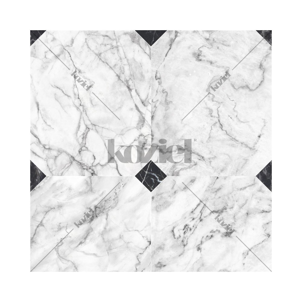 KOZIEL | Cabochon White Gray Marble | 8888-221
