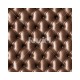 KOZIEL | Chocolate Brown Tufted Leather | 8888-03